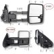 Chevy Silverado 2014-2018 Chrome Towing Mirrors Smoked LED Lights Power Heated