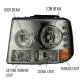 Chevy Silverado 1999-2002 Black Grille and Smoked Headlight Conversion Kit
