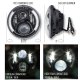 Jeep Wrangler JK 2007-2016 Black LED Projector Headlights DRL