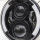 Jeep Wrangler JK 2007-2016 Black LED Projector Headlights DRL