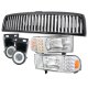 Dodge Ram 1994-2001 Black Vertical Grille and Headlights with LED Corner Lights Fog light