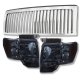Ford F150 2009-2014 Chrome Vertical Grille