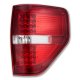 Ford F150 2009-2014 LED Tail Lights Red Clear