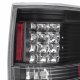 Ford F150 2009-2014 LED Tail Lights Black Clear