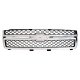 Chevy Silverado 3500HD 2011-2013 Chrome Replacement Grille with Gray Insert