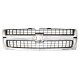 Chevy Silverado 2500HD 2007-2010 Chrome Replacement Grille with Black Insert