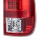 Ford F250 Super Duty 1999-2007 Red Clear LED Tail Lights