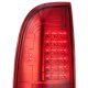 Ford F250 Super Duty 1999-2007 Red Clear LED Tail Lights