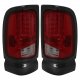 Dodge Ram 1994-2001 LED Tail Lights Red Smoked