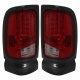 Dodge Ram 2500 1994-2002 LED Tail Lights Red Smoked