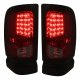 Dodge Ram 2500 1994-2002 LED Tail Lights Red Smoked