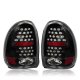 Dodge Durango 1998-2003 Black LED Tail Lights