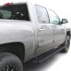 GMC Sierra 2500HD Crew Cab 2007-2014 iBoard Running Boards Black Aluminum 6 Inches