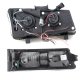 Chevy Silverado 3500 2003-2006 Black Projector Headlights and LED Bumper Lights