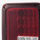 Jeep Wrangler JK 2007-2015 Red and Clear LED Tail Lights