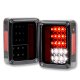 Jeep Wrangler JK 2007-2015 LED Tail Lights Black