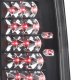 GMC Yukon 1992-1999 LED Tail Lights Black Chrome