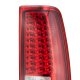 Chevy Silverado 1500HD 2003-2006 Red Clear LED Tail Lights