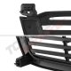 Chevy Silverado 1500HD 2003-2004 Black Front Grill and Smoked Headlights Conversion