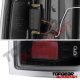 GMC Sierra Denali 2007-2013 Custom LED Tail Lights Black Clear