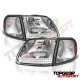 Ford F150 1997-2003 Clear Headlights Corner Lights and Red LED Tail Lights