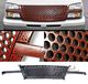 Chevy Silverado 2003-2005 Red Leopard Skin Denali Style Grille