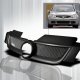 VW Rabbit 2006-2008 Black and Chrome Mesh Grille