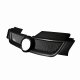VW Rabbit 2006-2008 Black and Chrome Mesh Grille