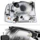 Ford F250 Super Duty 1999-2004 Smoked Headlights and LED Tail Lights