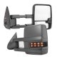 Chevy 3500 Pickup 1988-1998 Power Towing Mirrors Smoked LED Lights
