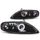 Lexus SC300 1992-1999 Black Halo Projector Headlights