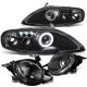 Lexus SC400 1992-1999 Black High Beam and Projector Headlights Set