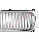 GMC Sierra 1999-2002 Chrome Vertical Grille and Smoked Clear Headlights Set