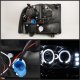 Ford Excursion 2000-2004 Smoked Dual Halo Projector Headlights