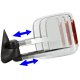 Chevy Silverado 3500 2001-2002 Chrome Towing Mirrors Power Heated LED Signal Lights