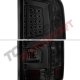 GMC Sierra 2500HD 2015-2019 Smoked Custom LED Tail Lights