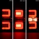 Chevy Silverado 2500HD 2015-2019 Black Smoked LED Tail Lights Tube Bar