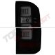Chevy Silverado 2500HD 2015-2019 Black Smoked LED Tail Lights Tube Bar