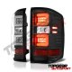 Chevy Silverado 1500 2014-2015 Black DRL Projector Headlights LED Tail Lights Light Bar