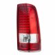 Chevy Silverado 3500 2003-2006 Black Headlights and LED Tail Lights Red Clear