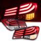 Chevy Cruze 2011-2015 LED Tail Lights Red Clear