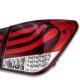 Chevy Cruze 2011-2015 LED Tail Lights Red Clear