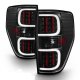 Ford F150 2009-2014 Black LED Tube Tail Lights