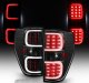 Ford F150 2009-2014 Black LED Tube Tail Lights