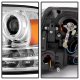 Dodge Ram 2500 2010-2018 Clear Projector Headlights Tube DRL