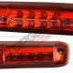 GMC Sierra 1999-2006 Red Full LED Third Brake Light with Cargo Light