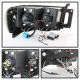 Dodge Ram 2002-2005 Black Smoked CCFL Halo Projector Headlights with LED
