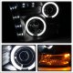 Dodge Ram 2500 2010-2018 Black Smoked CCFL Halo Projector Headlights LED DRL