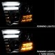 Dodge Ram 3500 2013-2018 Smoked Projector Headlights Tube DRL