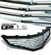 Honda Fit 2009-2010 Black and Chrome Billet Grille